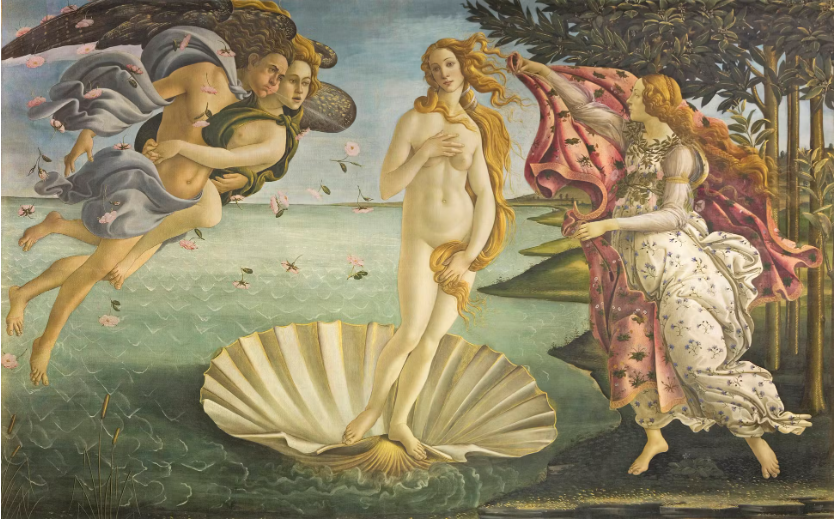 O Nascimento de Vênus (The Birth of Venus) — Sandro Botticelli
